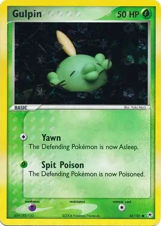 EX Hidden Legends Gulpin #62/101 reverse holo