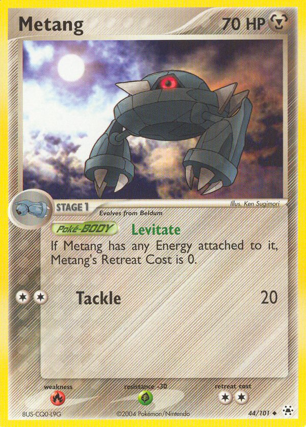 EX Hidden Legends Metang #44/101