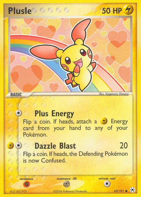 EX Hidden Legends Plusle #69/101