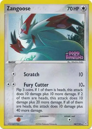 EX Holon Phantoms Zangoose #34/110 reverse holo