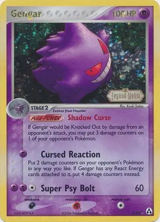 EX Legend Maker Gengar #5/92 reverse holo
