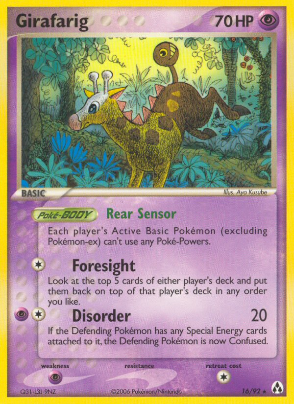 EX Legend Maker Girafarig #16/92
