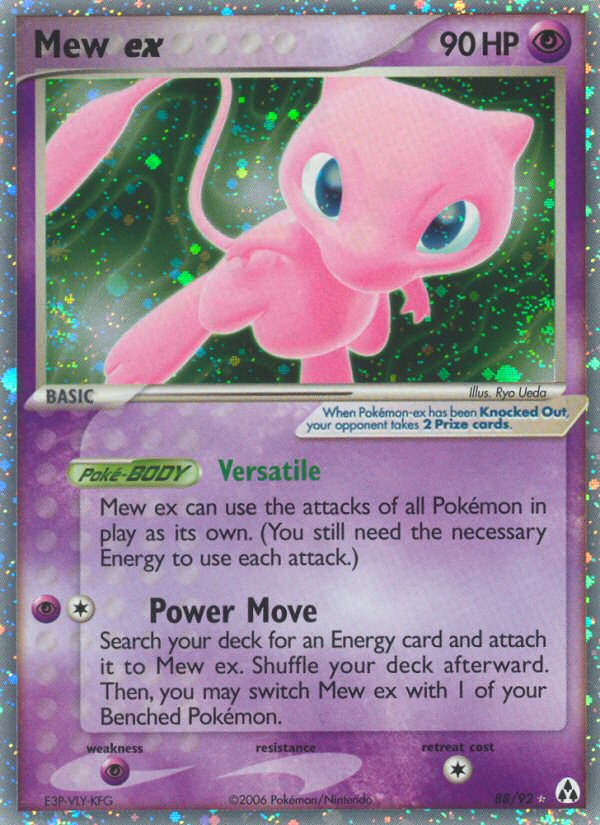 EX Legend Maker Holo Mew ex #88/92
