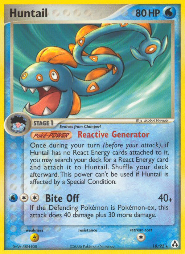 EX Legend Maker Huntail #18/92