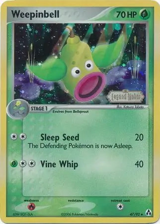 EX Legend Maker Weepinbell #47/92 reverse holo