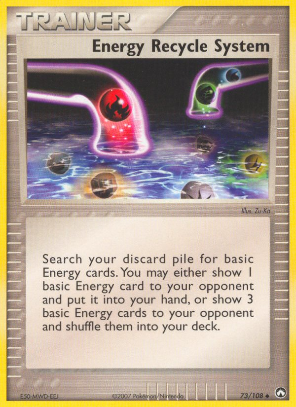 EX Power Keepers Energy Recycle System #73/108