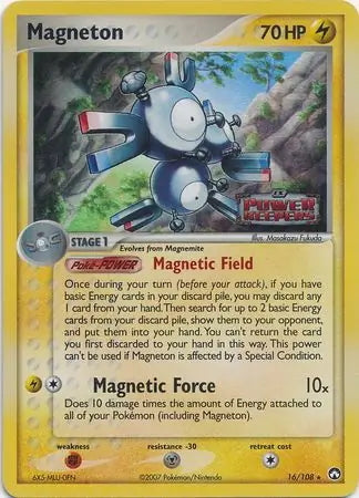 EX Power Keepers Magneton #16/108 reverse holo