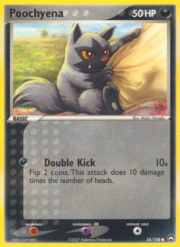 EX Power Keepers Poochyena #58/108