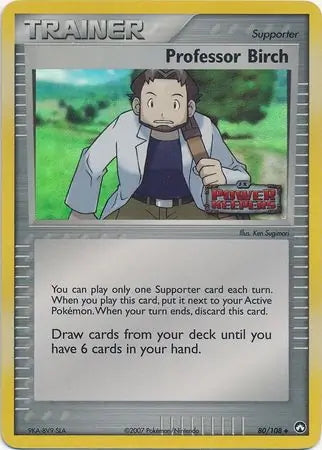 EX Power Keepers Professor Birch #80/108 reverse holo