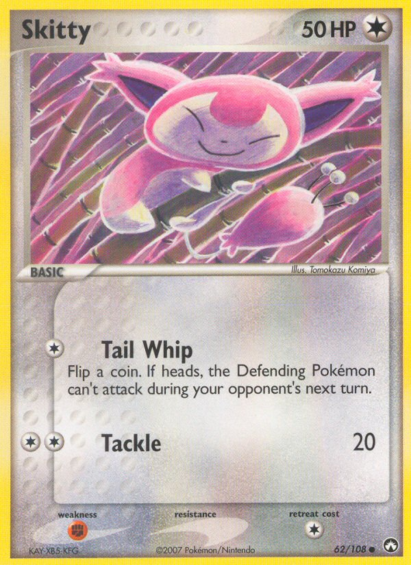 EX Power Keepers Skitty #62/108