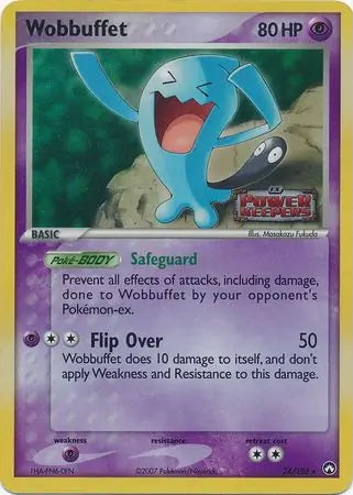 EX Power Keepers Wobbuffet #24/108 reverse holo