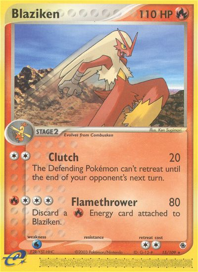 EX Ruby&Sapphire Blaziken #15/109