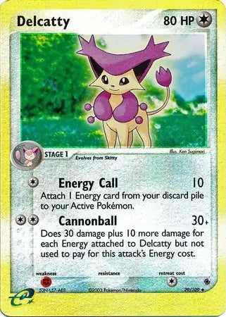 EX Ruby&Sapphire Delcatty #29/109 reverse holo