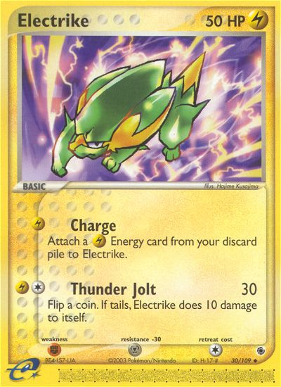 EX Ruby&Sapphire Electrike #30/109