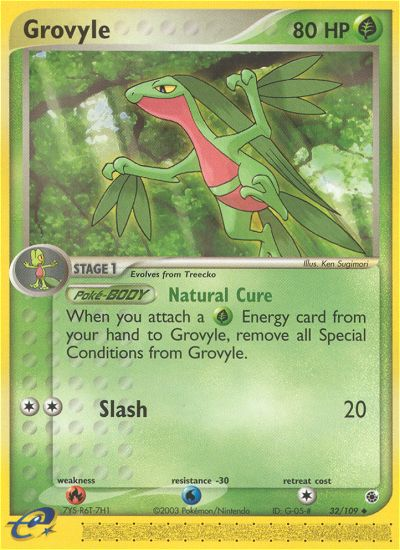 EX Ruby&Sapphire Grovyle #32/109