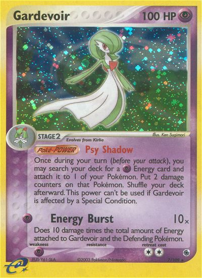 EX Ruby&Sapphire Holo Gardevoir #7/109