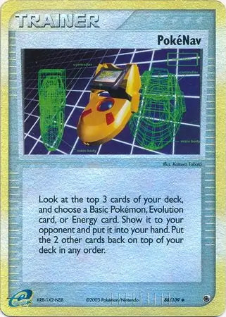 EX Ruby&Sapphire Pokenav #88/109 reverse holo