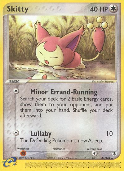 EX Ruby&Sapphire Skitty #44/109