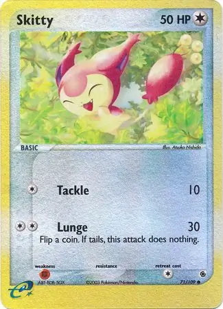 EX Ruby&Sapphire Skitty #71/109 reverse holo