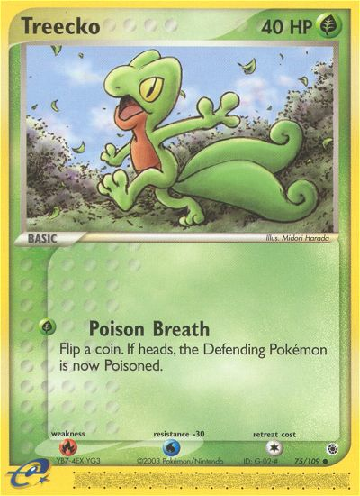 EX Ruby&Sapphire Treecko #75/109
