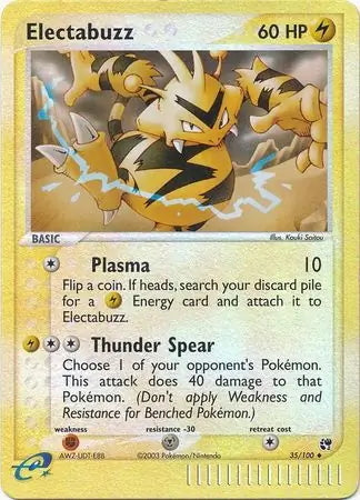 EX Sandstorm Electabuzz #35/100 reverse holo