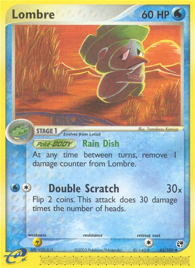 EX Sandstorm Lombre #45/100