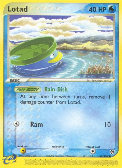 EX Sandstorm Lotad #66/100