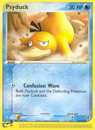 EX Sandstorm Psyduck #73/100
