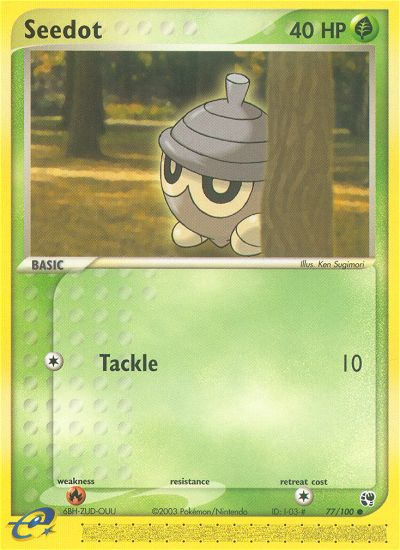 EX Sandstorm Seedot #77/100
