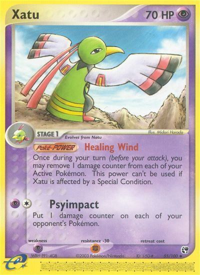 EX Sandstorm Xatu #55/100
