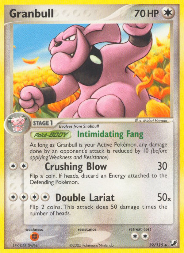 EX Unseen Forces Granbull #39/115