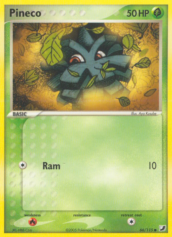 EX Unseen Forces Pineco #66/115