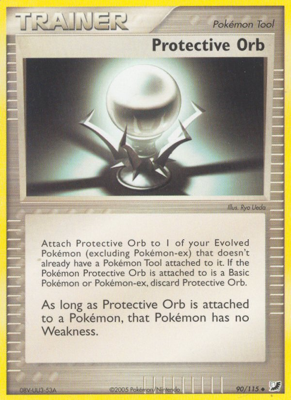 EX Unseen Forces Protective Orb #90/115