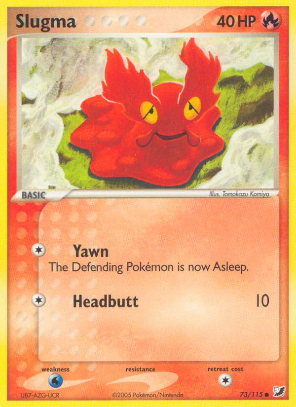 EX Unseen Forces Slugma #73/115