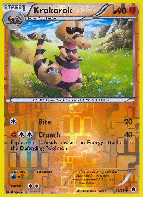 Emerging Powers Krokorok #61/98 reverse holo