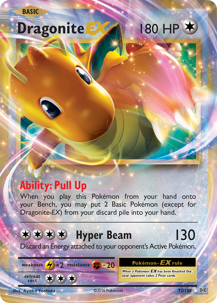 EvolutionsDragonite EX #72/108