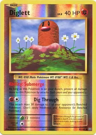 Evolutions Diglett #55/108 reverse holo