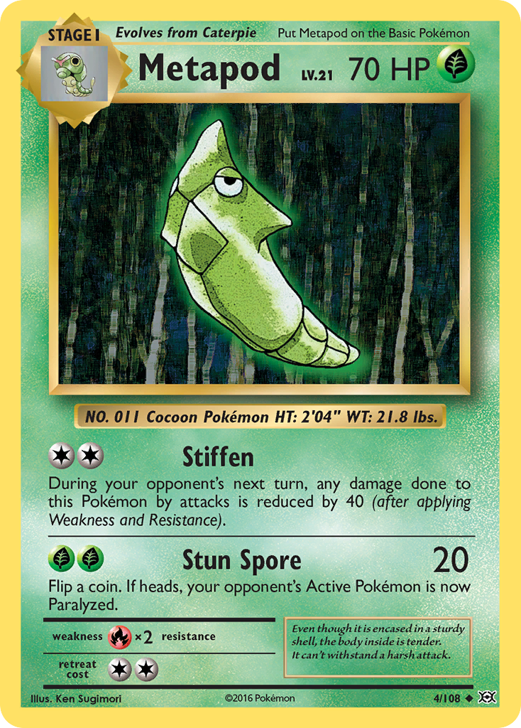 Evolutions Metapod #4/108