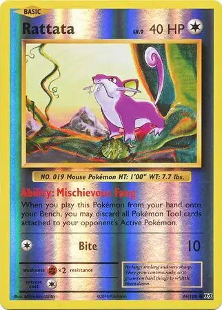 Evolutions Rattata #66/108 reverse holo