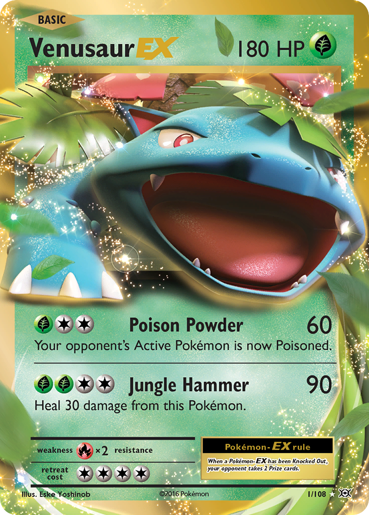 Evolutions Venusaur EX #1/108