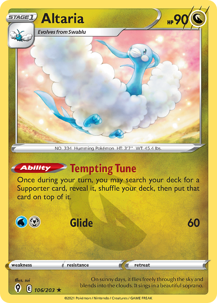 Evolving Skies Altaria #106/203