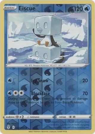 Evolving Skies Eiscue #47/203 reverse holo