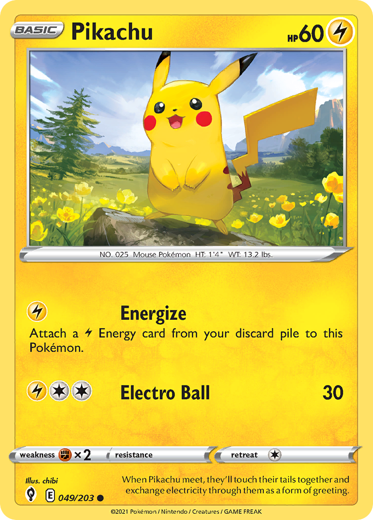 Evolving Skies Pikachu #49/203