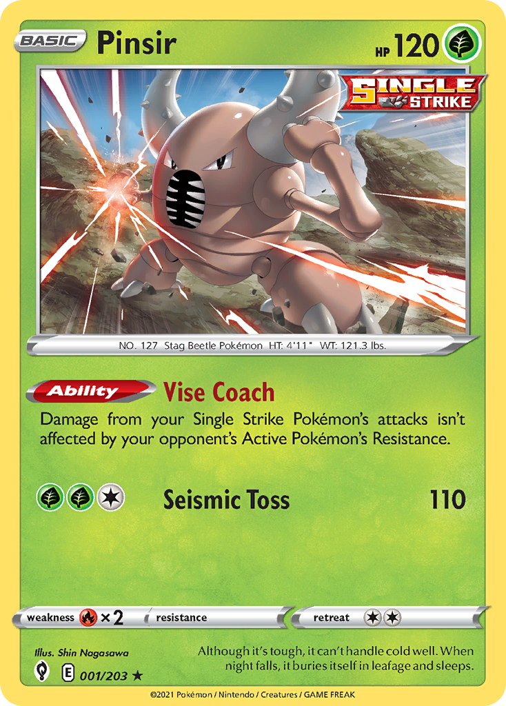 Evolving Skies Pinsir #1/203