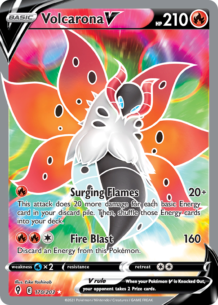 Evolving Skies Volcarona V #170/203