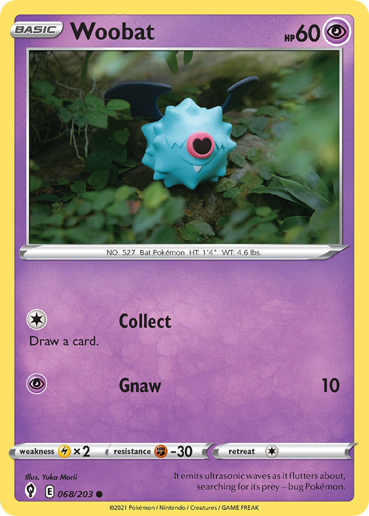 Evolving Skies Woobat #68/203