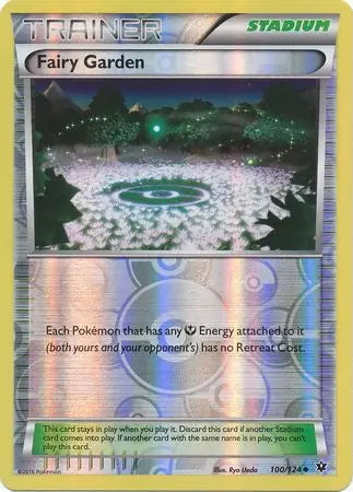 Fates Collide Fairy Garden #100/124 reverse holo