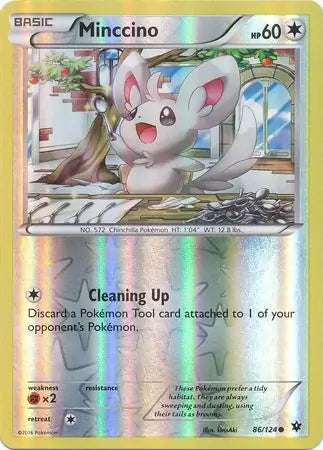 Fates Collide Minccino #86/124 reverse holo