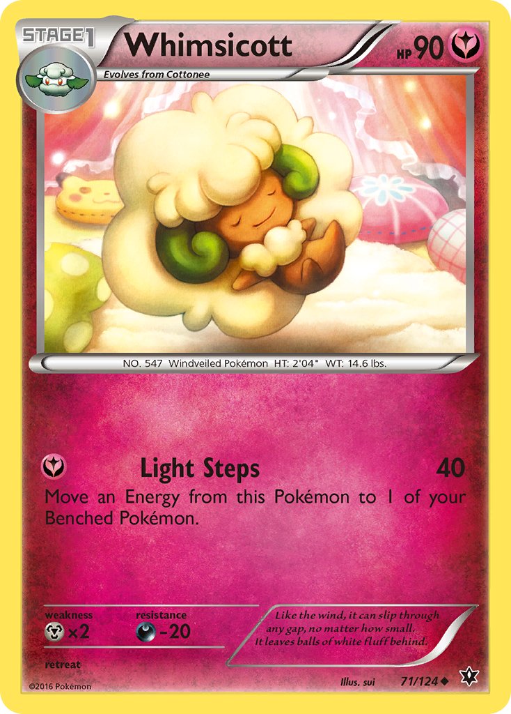 Fates Collide Whimsicott #71/124