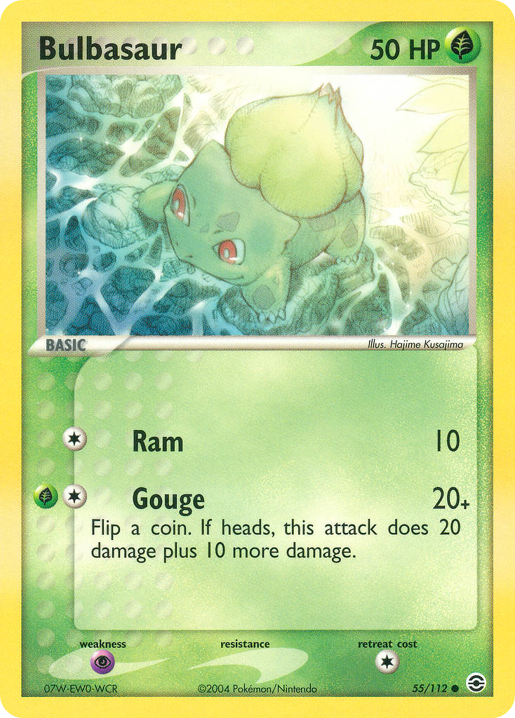 FireRed & LeafGreen Bulbasaur #55/112